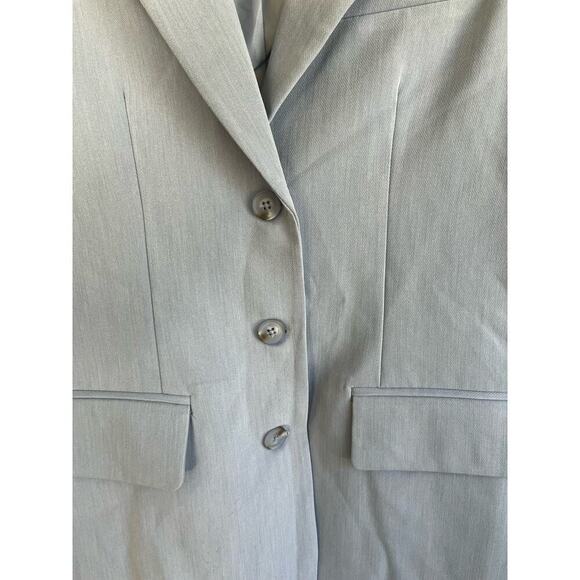 Anthropologie Endless Rose Woman Clean Blue 3 Button Suit Blazer , Size … - Picture 9 of 15